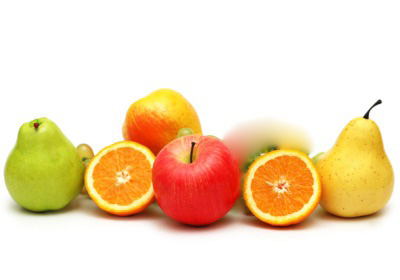 كوكتيل التفاح و البرتقال و الإجاص و الليمون الهندي (غريبفروت)